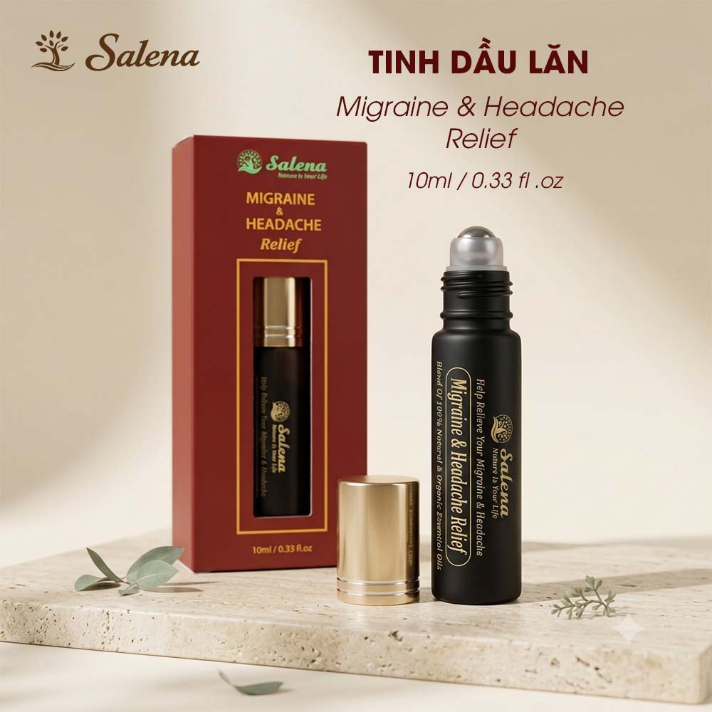 Tinh Dầu Lăn Thảo Mộc Migraine & Headache Salena