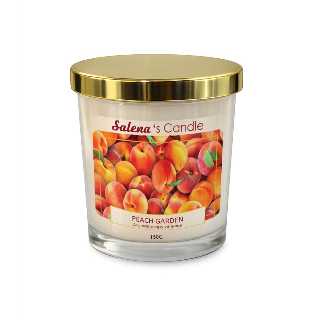Nến thơm peach garden 150g Salena