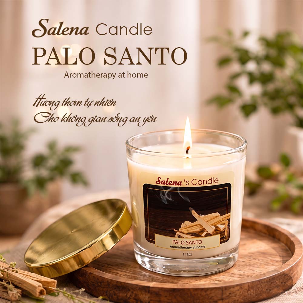Nến thơm Palo santo 150g Salena