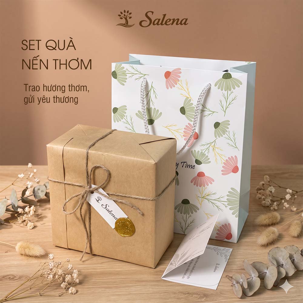 Set quà tặng nến thơm salena 70g